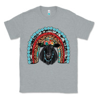 Heather Grey black angus  rainbow Classic Tee - JahusDesignShop