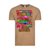Vintage Coffee lgbtq kiss me  can cooler Vintage Tee - HRA Design Shop