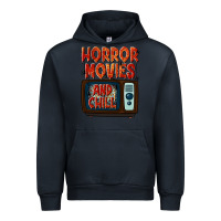 Navy Horror Movies and Chill Urban Hoodie - texasbilliewilder