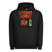 Pigment Black Horror Movies and Chill Urban Hoodie - texasbilliewilder