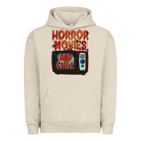 Pigment French Oak Horror Movies and Chill Urban Hoodie - texasbilliewilder