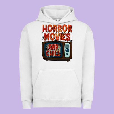Horror Movies And Chill Urban Hoodie Designed By Texasbilliewilder