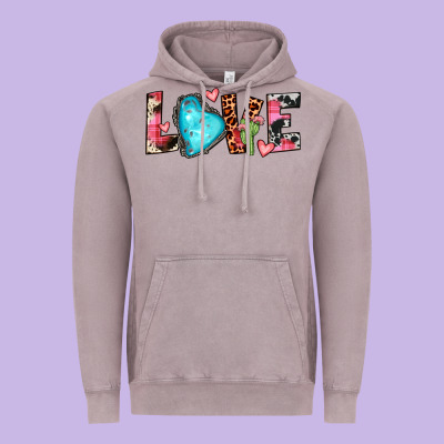 Gemstone Love Vintage Hoodie Designed By Jahusdesignshop