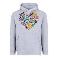 Heather Grey vanilla eggs sugar cocoa and kitchen heart Heavyweight Hoodie - MaliasSmallBusiness