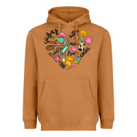 Meerkat vanilla eggs sugar cocoa and kitchen heart Heavyweight Hoodie - MaliasSmallBusiness