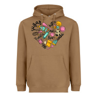 Toasted Coconut vanilla eggs sugar cocoa and kitchen heart Heavyweight Hoodie - MaliasSmallBusiness