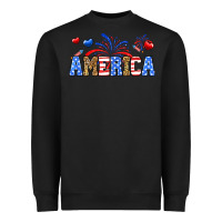 Black Western America Heavyweight Sweatshirt - Neo Western