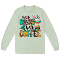 Matcha half nurse half coffee Long Sleeve Tee - Jasminsmagicworld