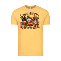 Vintage Mustard but first coffee Vintage Tee - FaDigitalArtStudio
