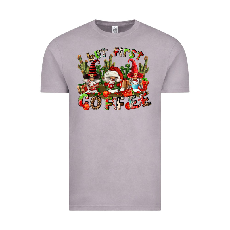 But First Coffee Vintage Tee by FaDigitalArtStudio | Teevron
