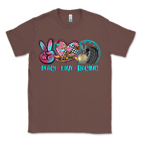 Chestnut peace love racing Classic Tee - AdoDesignShop