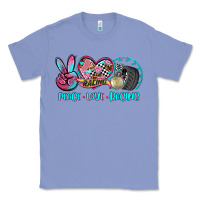 Colony Blue peace love racing Classic Tee - AdoDesignShop