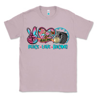 Lilac peace love racing Classic Tee - AdoDesignShop