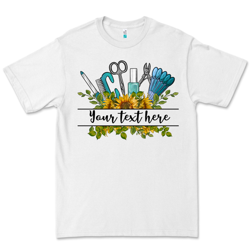 Customize Nail Tools With Sunflower Preview Premium Tee by BarkalooDesign | Teevron
