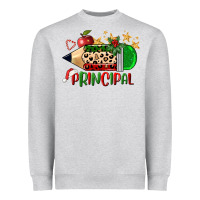Heather Grey christmas principal pencil Heavyweight Sweatshirt - FaDigitalArtStudio