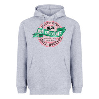 Heather Grey reindeer brewed santa approved pink Heavyweight Hoodie - MaliasSmallBusiness