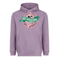 Lavender reindeer brewed santa approved pink Heavyweight Hoodie - MaliasSmallBusiness