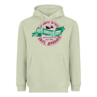 Matcha reindeer brewed santa approved pink Heavyweight Hoodie - MaliasSmallBusiness