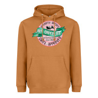 Meerkat reindeer brewed santa approved pink Heavyweight Hoodie - MaliasSmallBusiness