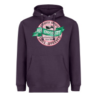 Plum reindeer brewed santa approved pink Heavyweight Hoodie - MaliasSmallBusiness
