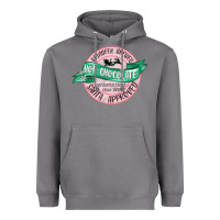 Storm reindeer brewed santa approved pink Heavyweight Hoodie - MaliasSmallBusiness