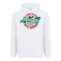 White reindeer brewed santa approved pink Heavyweight Hoodie - MaliasSmallBusiness