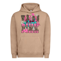 Pigment Burro warriors wear pink Urban Hoodie - NancyCooperArtShop