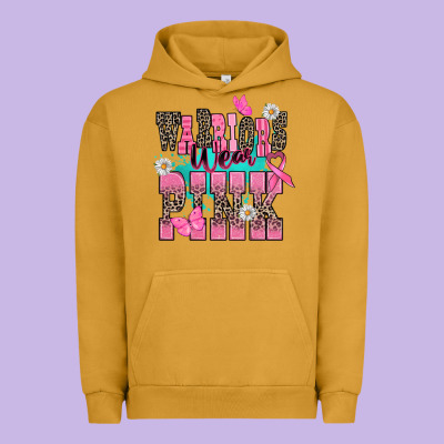 Warriors Wear Pink Urban Hoodie Designed By Nancycooperartshop