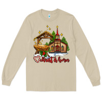 Mushroom the church  chrıst is born Long Sleeve Tee - AdoDesignShop