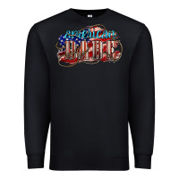 Black American babe Premium Sweatshirt - NancyCooperArtShop