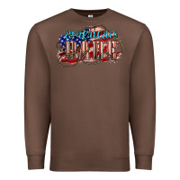 Chestnut American babe Premium Sweatshirt - NancyCooperArtShop