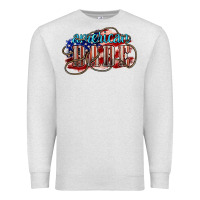 Oatmeal Heather American babe Premium Sweatshirt - NancyCooperArtShop