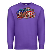 Purple American babe Premium Sweatshirt - NancyCooperArtShop