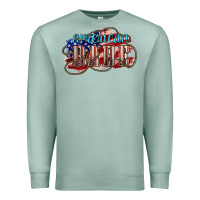Seafoam American babe Premium Sweatshirt - NancyCooperArtShop