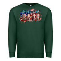 Sports Green American babe Premium Sweatshirt - NancyCooperArtShop