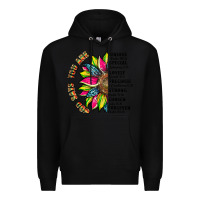 Black you are inspiration Premium Hoodie - Artiststas