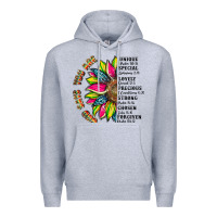 Heather Grey you are inspiration Premium Hoodie - Artiststas