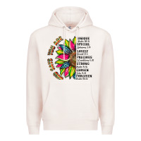 Pale Pink you are inspiration Premium Hoodie - Artiststas
