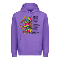 Purple you are inspiration Premium Hoodie - Artiststas