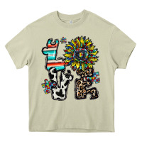 Mossy love autism Heavy Core Tee - CowhideDigitalArt