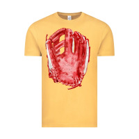 Vintage Mustard Catchers Mitt Fa Element Vintage Tee - FaDigitalArtStudio