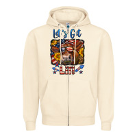 Sandshell let's get lit 4th of july cow Zipper Hoodie - LillyAllenDesigns