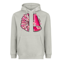 Moon Dust custom name cheerleader with megaphone Heavyweight Hoodie - MaliasSmallBusiness