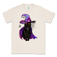 Natural black witch cat Classic Tee - BundleAndBundleShop