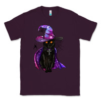 Plum black witch cat Classic Tee - BundleAndBundleShop