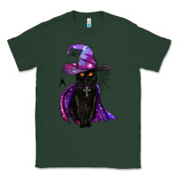 Sports Green black witch cat Classic Tee - BundleAndBundleShop