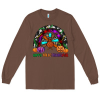 Chestnut happy hallothanksmas Long Sleeve Tee - JahusDesignShop