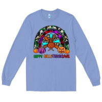 Colony Blue happy hallothanksmas Long Sleeve Tee - JahusDesignShop