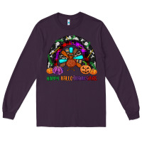 Plum happy hallothanksmas Long Sleeve Tee - JahusDesignShop