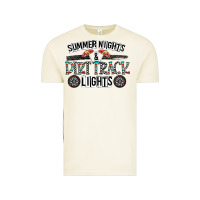 Vintage Arctic summer night & dirt track lights Vintage Tee - CowhideDigitalArt